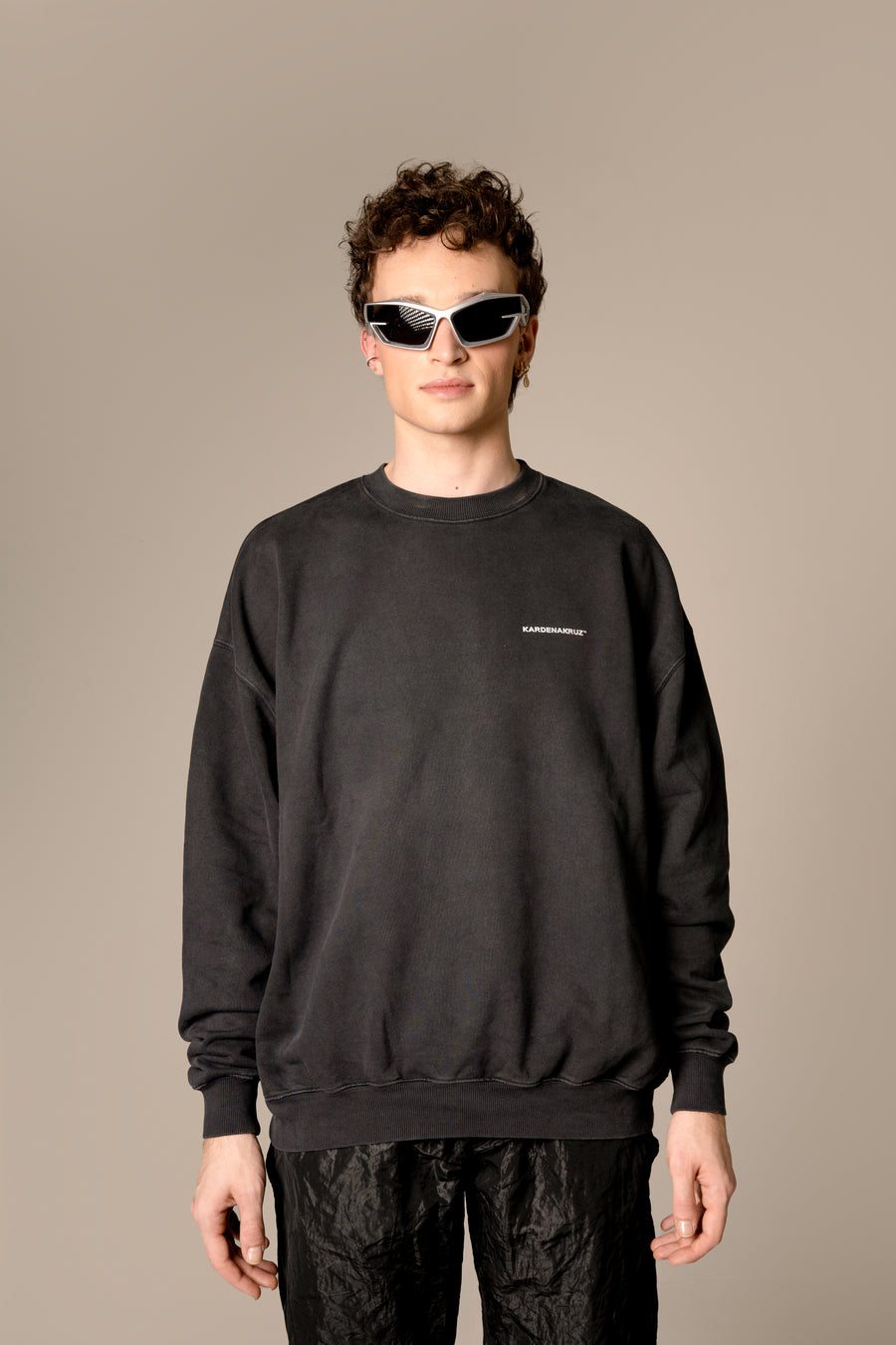 Sweat col rond black "Streetwear Influence"