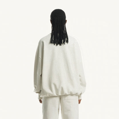 ESSENTIAL SWEATER <BLANC CASSE>