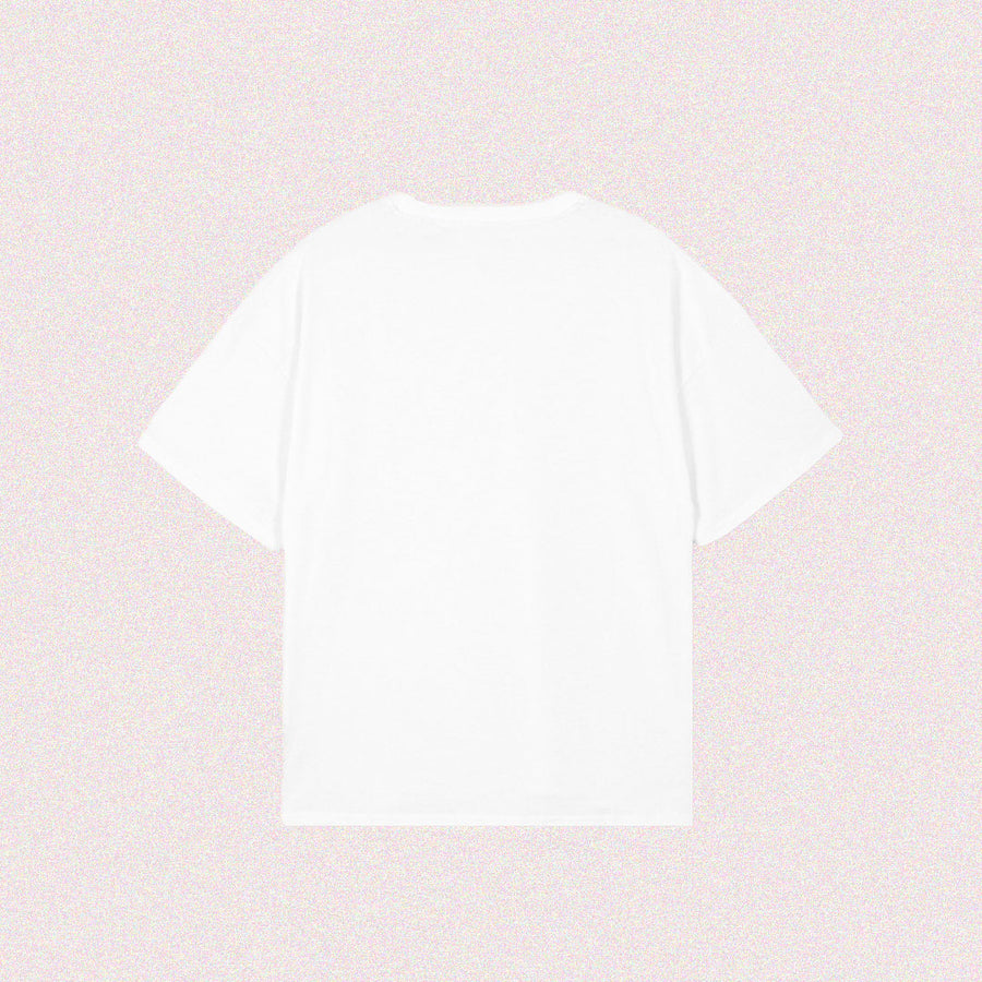 T-shirt white oversize "PSG"